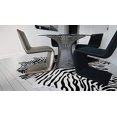 thumbnail image 2 of Natural 676685001375 6 x 7 ft. Togo Cowhide Rug - Zebra Black on Off White, 2 of 2