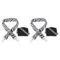 thumbnail image 4 of Maytalsory Sangle Réglable Bandoulière Anti-Rayures et Résistante aux Déchirures Remplacement Sangle de Sac à Main Noir et Blanc 2Set, 4 of 6