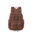 thumbnail image 1 of KAUKKO Vintage Casual Canvas and Leather Rucksack Backpack, 1Coffee, 1 of 4