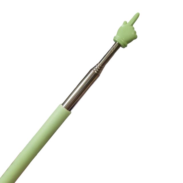 LCXmlly Classroom Teacher Pointer Extendable Finger Retractable Telescopic Pointer Mini Handheld Presenter for Classroom Teachers Whiteboard Presentation