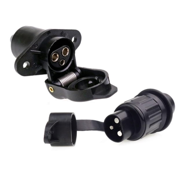 YSABOXY Trailer tractor plug socket 3Pin 12V 24V Agricultural Machinery Winch Forest AU