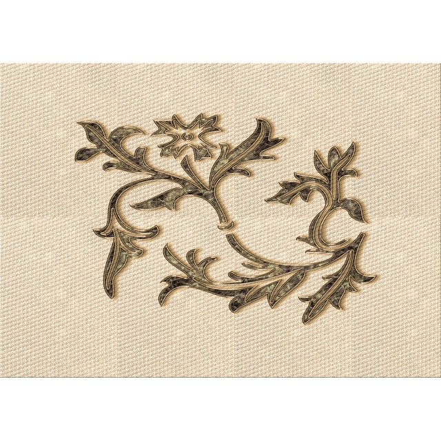 Ahgly Company Tapis Rectangulaire Lavable en Machine Intérieur Transitionnel Pérun Brun, 7 Pieds x 10 Pieds