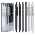 thumbnail image 1 of GZJCKJY Gel Pens, 6 Pcs 0.5mm Quick Dry Black Ink Pens Fine Point Smooth Writing Pens, Quick Dry No Smudge, Comfortable Grip Pen, Cute Office Supplies Gifts for Women, 1 of 8