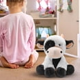 thumbnail image 4 of Peluche Vache Animal Cadeaux d'Anniversaire pour Femmes, Peluche Animal Mignon Peluche Animal Mignon, Jouets Peluche Cadeaux d'Anniversaire pour Femmes, 4 of 5