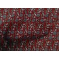 thumbnail image 4 of oneOone Cotton Poplin Fabric Leaves & Floral Block Printed Craft Fabric BTY 42 Inch Wide, 4 of 4