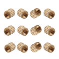 thumbnail image 5 of Wekity M4x5mm Female Thread Knurled Nuts,200PCS Hx5mm OD Brass Threaded Insert Embedment Nuts Hydraulic Welded Joint Injection Molding Assortment Kit for 3D Printing Injection Molding-0621, 5 of 5