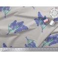 thumbnail image 3 of Soimoi Rayon Fabric Lavender Flower Print Fabric by the Yard 56 Inch Wide, 3 of 3