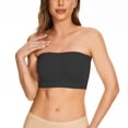 thumbnail image 1 of Eyewear Storage 38hh Strapless Bra Womens Non Padded Bandeau Bra Wire Strapless Convertible Bralettes Basic Layer Top Bra, 1 of 9