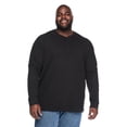 thumbnail image 1 of George Big Men's Long-Sleeve Henley T-Shirt, 1 of 6