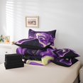thumbnail image 4 of YST Purple Gradient Bedding Comforter Set, 7-Piece, King Size, 4 of 4