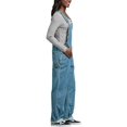 thumbnail image 5 of Dickies Womens Relaxed Fit Straight Leg Bib Overalls, XS, Medium Stonewash, 5 of 5