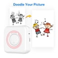 thumbnail image 2 of Graflsoa C15 Imprimante Thermique Bluetooth Compacte avec Papier de 2 Pouces 58 mm, Pile Rechargeable et Application Multilingue Prenant en Charge les Notes, Images et Listes (Inclut 14 Rouleaux de Papier Thermique) - Bleu, 2 of 6
