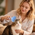 thumbnail image 4 of V-Shape Deshedding Comb for Cats and Dogs Efficient Grooming Tool Gently Loose Mats from Long Short Hair, 4 of 4