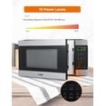 thumbnail image 3 of 1.1 Cu Ft Microwave with 10 Power Levels, Small Microwave with Push Button, 1000W Countertop Microwave, 3 of 7