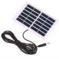 thumbnail image 1 of Solar 1.2W/6V With 5521 DC Output Cable Battery Polycrystalline Solar Panel 84*130mm For Garden/Traffic/Emergency Light Solar Pump, 1 of 7