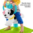 thumbnail image 2 of Fisher-Price Bounce and Spin Puppy Stationary Ride-On Toy - Bilingual Edition, 2 of 9