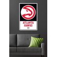 thumbnail image 4 of NBA Atlanta Hawks - Logo 21 Wall Poster, 22.375" x 34", 4 of 4