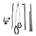 thumbnail image 3 of Dog Grooming Table Arm, Height Adjustable 35in Pet Grooming Arm Strong Stainless Steel Arm Portable  For Indoor, 3 of 8