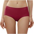thumbnail image 2 of cfhntfmh Women's Seamless Briefs Mid Rise Seamless Full Coverage Underwear Comfort Breathable Workout Panties, 2 of 4