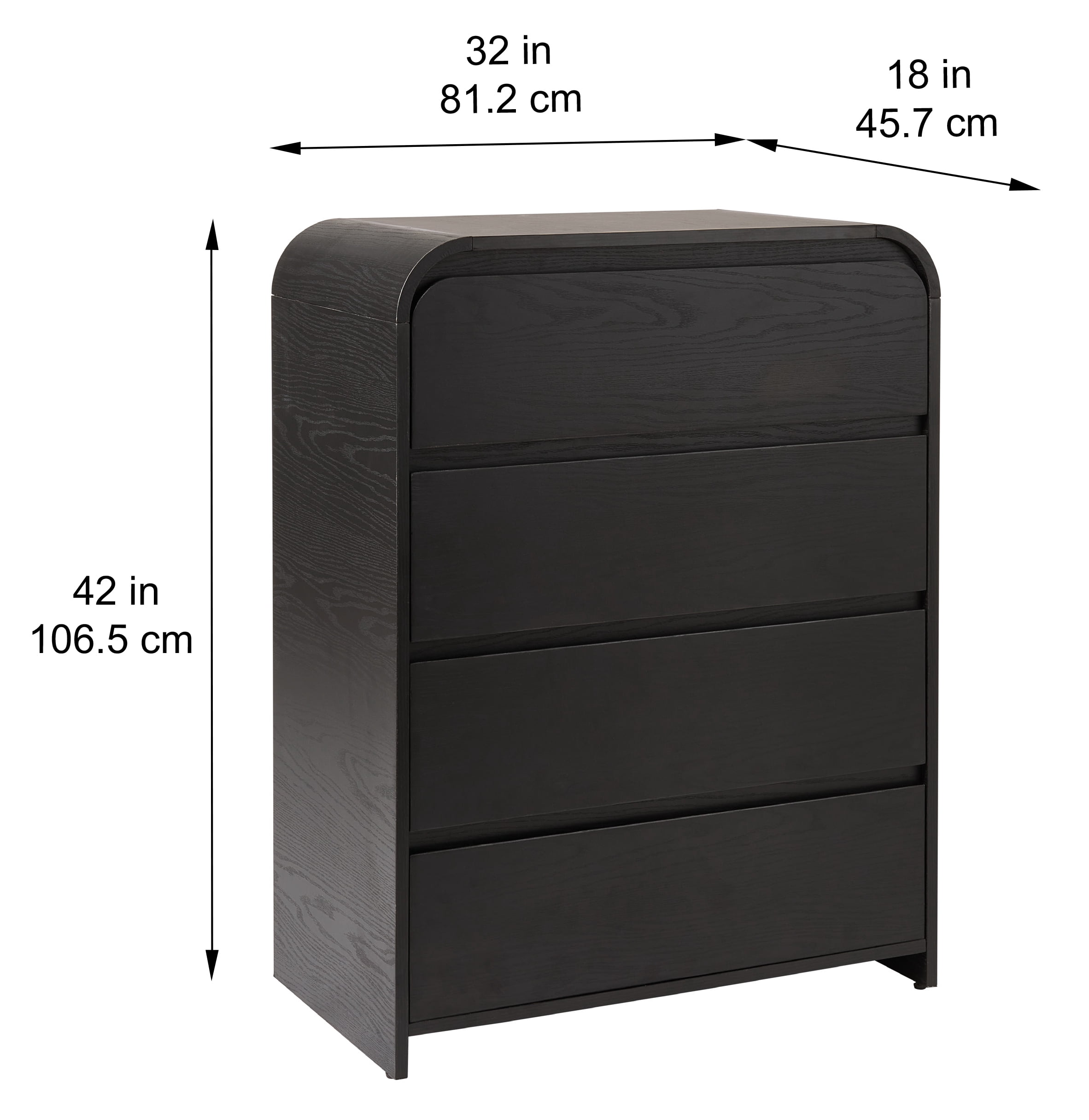Better Homes & Gardens Juliet Commode à 4 tiroirs,