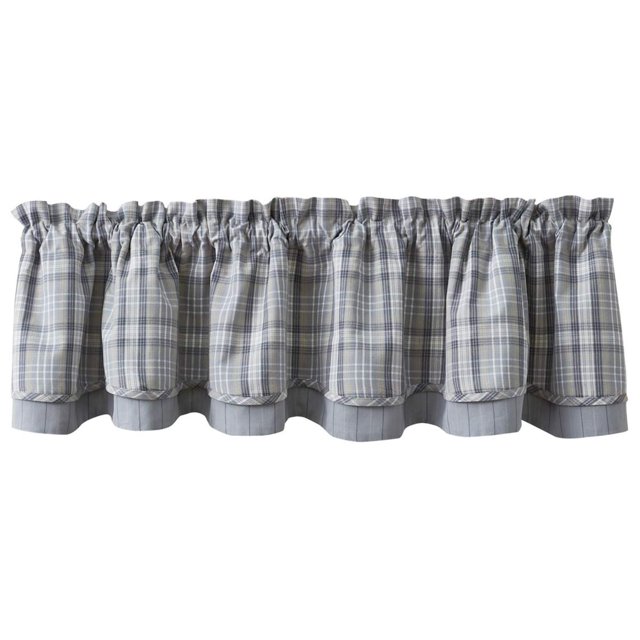 Park Designs Hartwick Lined Layered Valance 72'' x 16''