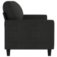 thumbnail image 2 of vidaXL 3-Seater Sofa Black 180 cm Fabric, 2 of 5