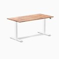 thumbnail image 1 of Desky Dual Softwood Sit Stand Desk - Acacia / 60 x 30 Inches / White, 1 of 10