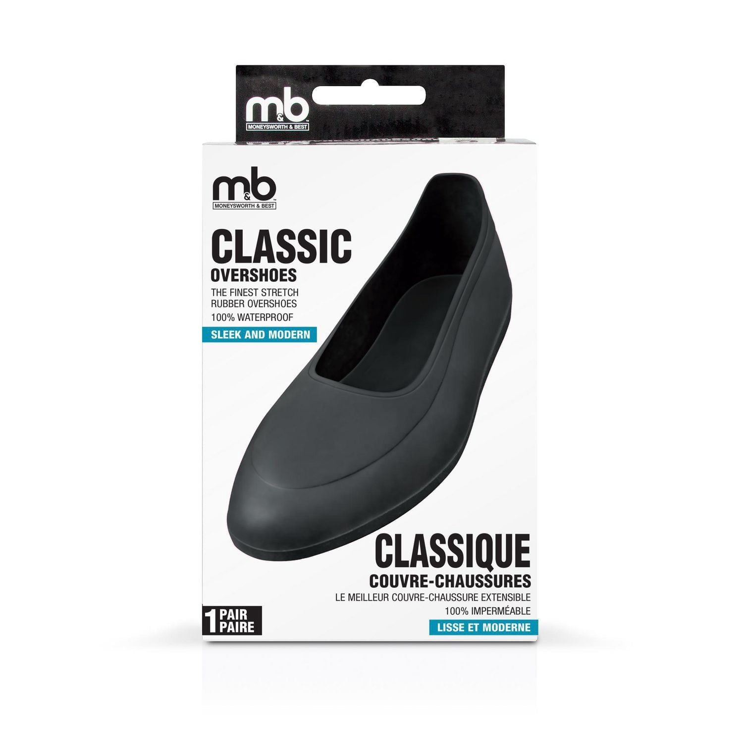 Moneysworth & Best Classique Couvre-Chaussures, 100% Imperméable