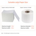 thumbnail image 4 of Label Holder for Desktop Thermal Label Printer Rolls and Fanfold Labels Shipping Package Sticker Dispenser, 4 of 8
