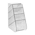 thumbnail image 3 of pstuiky Clear Desktop Organizer Slanted Pen Holder & Cosmetic Storage Box, Multi-Functional Office Supply Organizer, 3 of 7