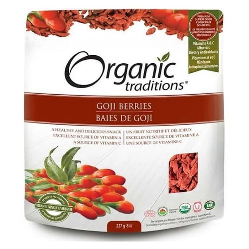 Organic Traditions Goji Berries, 8 Oz