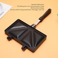 thumbnail image 4 of Hot  Maker, Breakfast  Maker with Double Sided Heating, Hot Dog Toaster, Grilled Cheese Maker, Nonstick  Maker Flip Grill Pan, Egg Panini Press Pan, 4 of 8