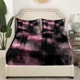 thumbnail image 3 of Erosebridal Modern Minimalst Queen Sheet Sets, Abstract Ombre Bedding Queen Size, Stripe Geometry Decor, 3 of 7