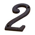 thumbnail image 2 of Aodebiao Creative Alloy Wrought Iron Floating House Numbers Modern House Address Number,Anti-Rust House Numbers Decorative Address Sign for Door Garden Mailbox with Nail Kit,Coated Black, 2 of 3