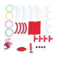 thumbnail image 2 of Floating Basketball Hoop, Pool Basketball Hoop Safe 2 in 1  for Poolside Red, 2 of 7