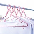 thumbnail image 4 of WRISTBIQUE 5pcs Multi Shirt Hanger Pink Thickened Plastic Windproof for Camping, 4 of 8