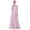 Dusty Rose, variant on Miaeowve Women's Sleeveless Chiffon Bridesmaid Dress Elegant Lace Wedding Formal Long Evening Party Dress White 14