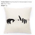 thumbnail image 2 of Wangscanis Pillow Cover, Halloween Cartoon Patterns Print Square Pillowcase, 2 of 5
