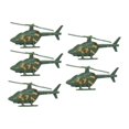 thumbnail image 1 of TISHITA Diecast Vehicle Model Cars Mini Pocket Size Sand Table Decorations for Boys Kids 5 Aircrafts, 1 of 8