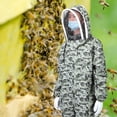 thumbnail image 3 of Bee Suit, Prevent Being Bitten Soft Special Design Breathable Beekeeping Clothes Practical With Beekeeping Gloves For Beekeepers 1 Pair XXL Gloves + XXL Bee Suit, 3 of 8