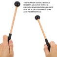 thumbnail image 3 of Miangastore 2 Paires de Baguettes Tambour à Langue Baguettes d'Instrument de Percussion Maillets Marimba Maillets, 3 of 9