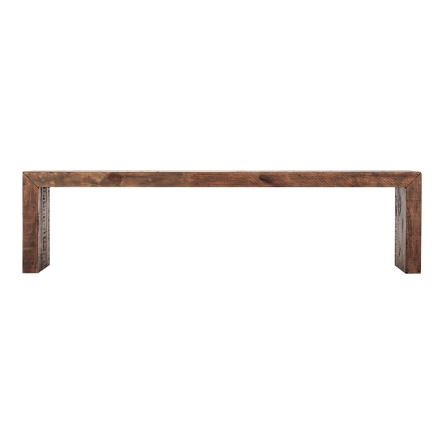 MOE'S Home VINTAGE BENCH LARGE LIGHT BROWN