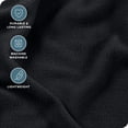 thumbnail image 4 of Bare Home Cozy Fleece Sheet Set - Extra Plush Polar Fleece - Deep Pocket - Twin XL, Black, 4 of 8