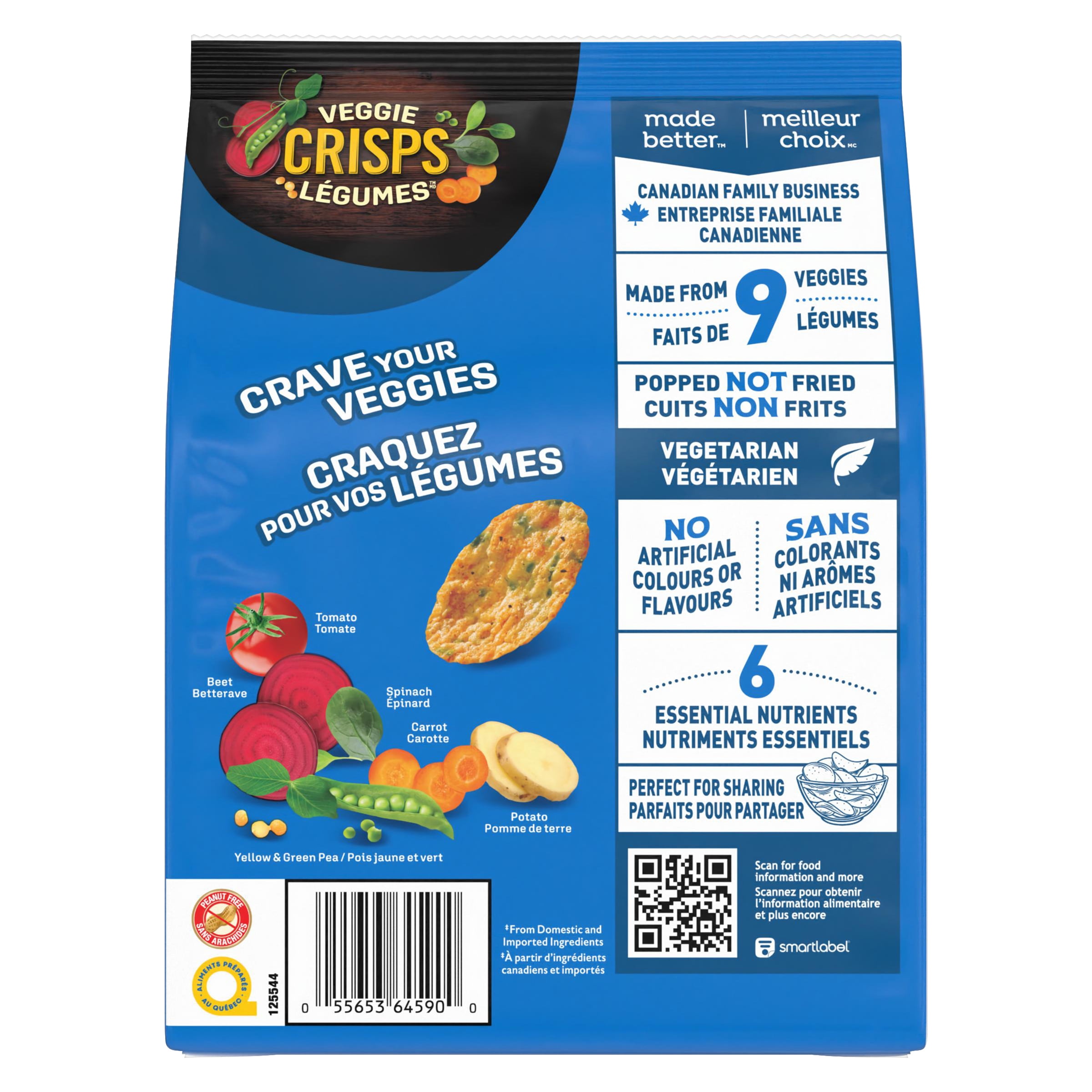 Crisps légume Dare à saveur de ranch mordant