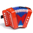 thumbnail image 1 of Children Accordion Musical Instrument Toy 2 Bass 7 Keys Infant Play Musical Ensemble Stage Plastic Colorful, 1 of 8