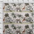 thumbnail image 3 of oneOone Polyester Spandex Light Green Fabric Tropical Sewing Material Print Fabric By The Yard 56 Inch Wide, 3 of 4