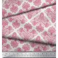 thumbnail image 3 of Soimoi Velvet Fabric Swirls & Paisley Print Sewing Fabric Yard 58 Inch Wide, 3 of 3