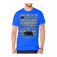 thumbnail image 1 of T-Shirt à Motif Tribal Bleu République de Californie pour Homme - Royal - Grand, 1 of 9