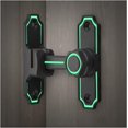 thumbnail image 1 of ORUYROP Luminous Black Sliding Bolt Locks, Flip Door Locks,Wardrobe Locks,Heavy Duty Gate Latch Clasp Lock, 1 of 5