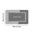 thumbnail image 3 of Dvkptbk Bath Mat Bathroom Rugs Non Slip Absorbent Stain Resistant Quick Dry Washable Bathroom Rug Bath Mats for Bathroom Floor Tub Sink Shower Mat Easy Care Gray 16"x24", 3 of 8